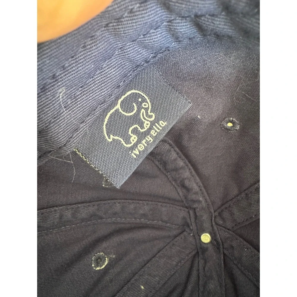 Elephant Logo Navy‎ Blue Baseball Cap Casual Everyday Adjustable Hat